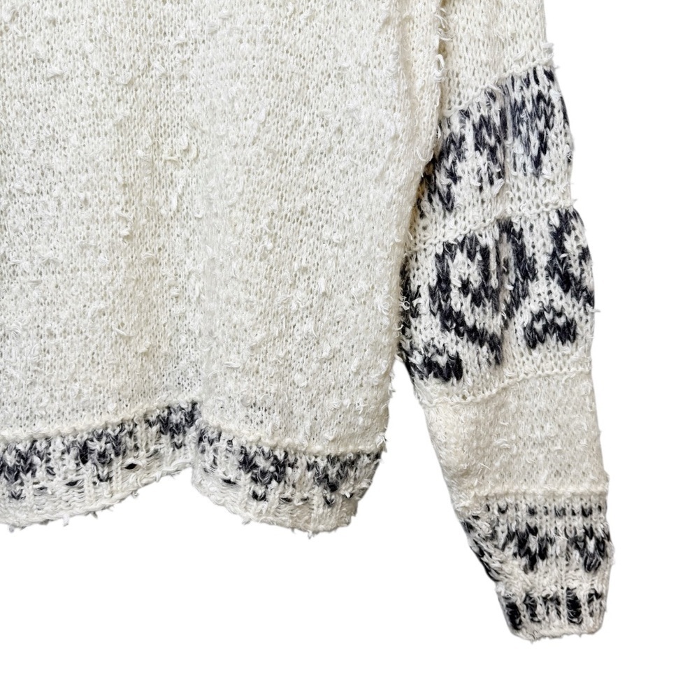 Anthropologie Pilcro Alpaca Blend Women’s Oversized Ivory Sweater Sz Small - Picture 14 of 16